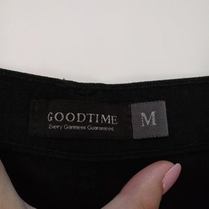 Goodtime Shorts - Goodtime Black High Waist Shorts MEDIUM Goodtime Shorts - Goodtime Black High Waist Shorts MEDIUM